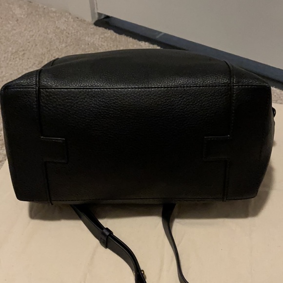 Tory Burch Pebbled Leather Carter Small Satchel - Picture 6 of 8